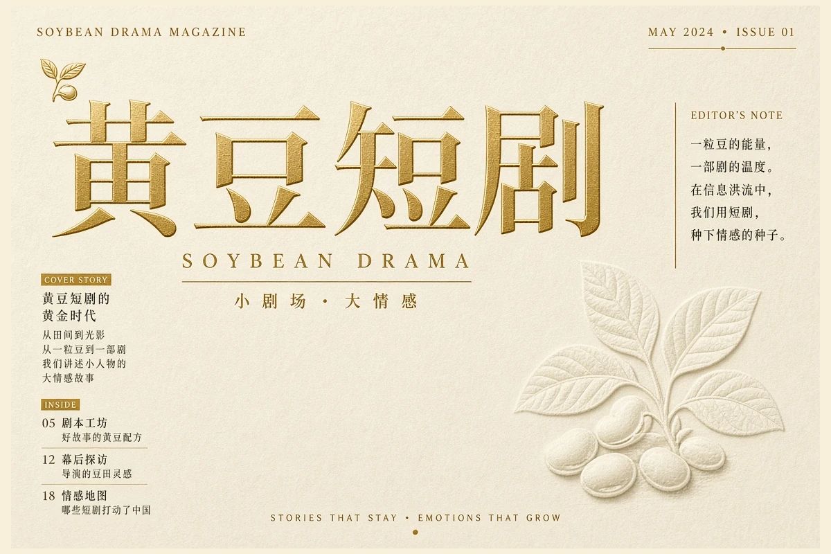 黄豆短剧品牌主题图